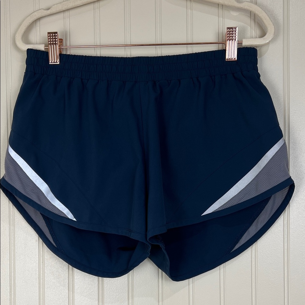 Sweaty Betty Women Interval Run Short Colorblock Blue Size Small